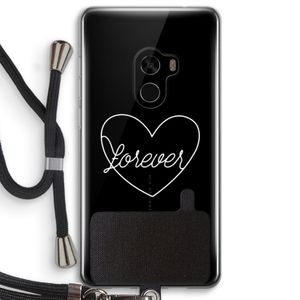 Forever heart pastel: Xiaomi Mi Mix 2 Transparant Hoesje met koord