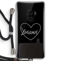 Forever heart pastel: Xiaomi Mi Mix 2 Transparant Hoesje met koord