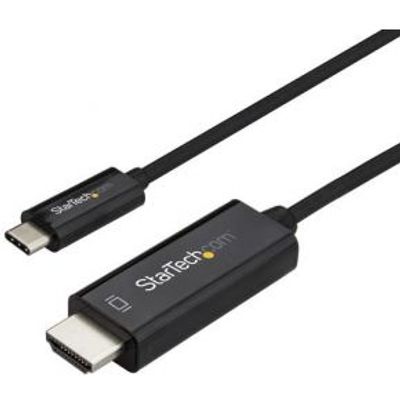 StarTech.com 1m USB C naar HDMI kabel 4K bij 60Hz zwart