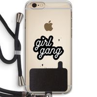 Girl Gang: iPhone 6 PLUS / 6S PLUS Transparant Hoesje met koord