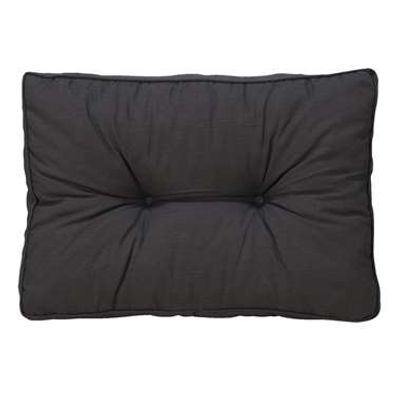 Rugkussen Florence - grijs - 43x60 cm - Leen Bakker