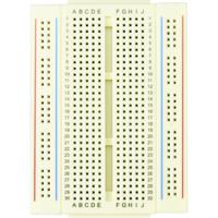 TRU COMPONENTS Breadboard Verschuifbaar Totaal aantal polen 400 (l x b x h) 86.5 x 64.5 x 8.5 mm 1 stuk(s) - thumbnail