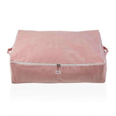 Opbergdoos Versa Corduroy 50 x 20 x 70 cm Roze