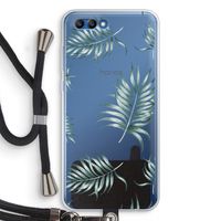 Simple leaves: Honor 10 Transparant Hoesje met koord