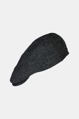 Grote Maten pet met klep, Heren, zwart, Maat: L, Synthetische vezels/Polyester/Wol, JP1880