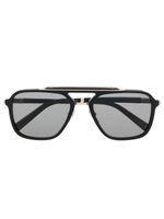 Chopard Eyewear lunettes de soleil à monture rectangulaire - Noir