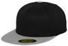 Flexfit FX6210T Premium 210 Fitted 2-Tone - Black/Grey - L/XL (7 1/4 - 7 5/8)