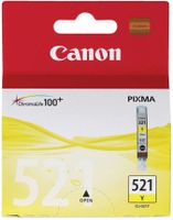 Canon inktcartridge CLI-521Y, 447 pagina's, OEM 2936B001, geel - thumbnail