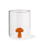 HEMA Glas Met Paddenstoel 450ml Herfst (terra)