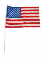 Amerika vlag op stok 30x45cm