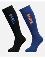 Barts Basic Kinder Sock 2-pack (zwart / Blauw) Zwart / Blauw 23-26