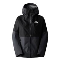 The North Face Jazzi Gtx Jas Dames Softshell Asphalt Grey - TNF Black M