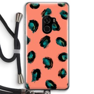 Pink Cheetah: Xiaomi Mi Mix 2 Transparant Hoesje met koord