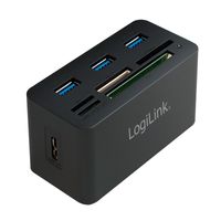 LogiLink CR0042 interface hub USB 3.2 Gen 1 (3.1 Gen 1) Type-A 5000 Mbit/s