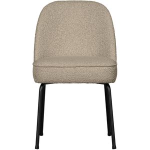 BePureHome Vogue eetkamerstoel bouclé beige