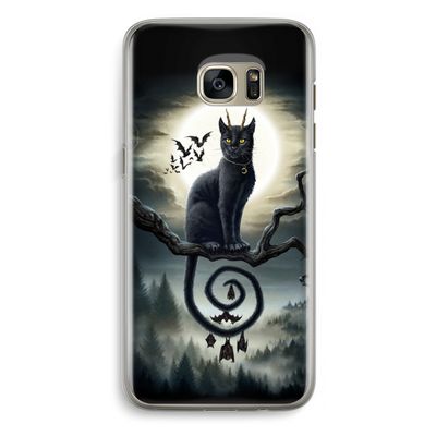 Moonlight Companions: Samsung Galaxy S7 Edge Transparant Hoesje