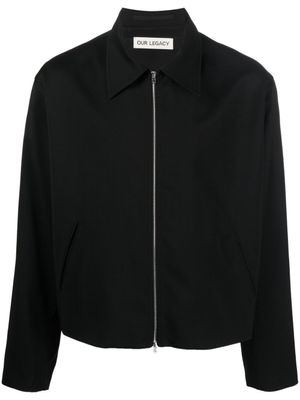 OUR LEGACY veste bomber à col pointu - Noir