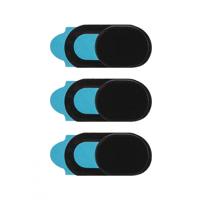 Xccess Selfie Camera Privacy Cover for Mobile Black (3-pack)