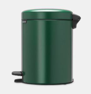 Brabantia newIcon pedaalemmer 3 liter met kunststof binnenemmer - Pine Green