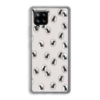 Miauw: Samsung Galaxy A42 5G Transparant Hoesje - thumbnail