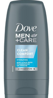Dove Men+ Care Clean Comfort Body & Facewash Mini