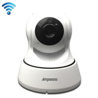 Anpwoo YT002 vernuftig T10 720P HD WiFi IP-Camera met infrarood LEDs van de 11 PC's ondersteuning van bewegingsdetectie & nachtzicht & TF kaart (Max