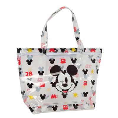 Dames handtas Mickey Mouse Clubhouse Beach Multicolour Transparant 54 x 35 x 17 cm