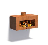 Tuinhaard Forno Enok Wandmodel Cortenstaal - thumbnail