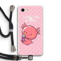 Love You A Lotl: Pixel 3 XL Transparant Hoesje met koord