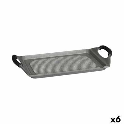Barbecue Kinvara Wit Rood Grijs Siliconen Aluminium 34 x 26 cm