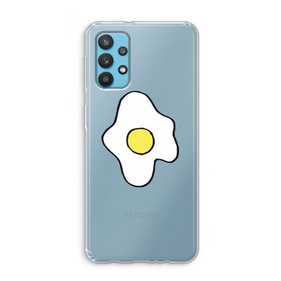 Spiegelei: Samsung Galaxy A32 4G Transparant Hoesje