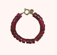 Bonnie Studios Phil burgundy armband