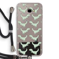 Dinos: Samsung Galaxy J4 Plus Transparant Hoesje met koord