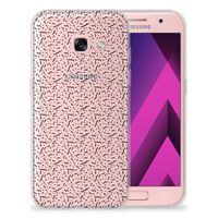 Samsung Galaxy A3 2017 TPU bumper Stripes Dots - thumbnail