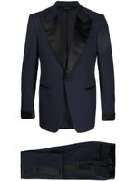 TOM FORD veste de smoking à simple boutonnage - Bleu