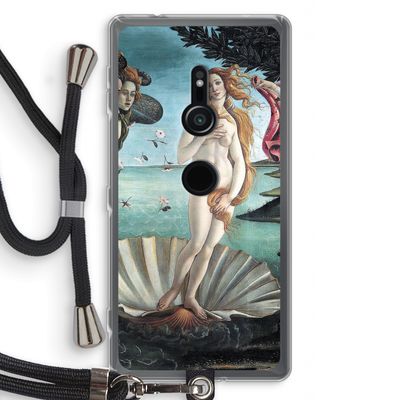 Birth Of Venus: Sony Xperia XZ2 Transparant Hoesje met koord