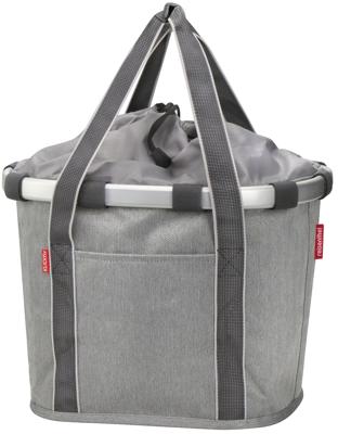 RIXEN & KAUL Shopping bag bikebasket herringbone gray