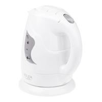 Water- en Theekoker Adler AD 08w Wit 1 L Plastic