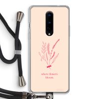 Where flowers bloom: OnePlus 8 Transparant Hoesje met koord