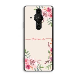 Rozen: Sony Xperia Pro-I Transparant Hoesje
