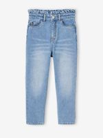Mom jeans met hartjeszakken op de achterkant Meisje stone