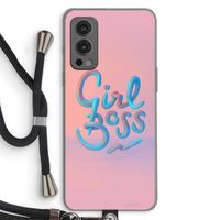 Girl boss: OnePlus Nord 2 5G Transparant Hoesje met koord