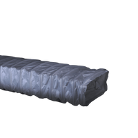 Flexibele Slang Rechthoekig - 222 X 57mm - Lengte 3 Meter - Grijs