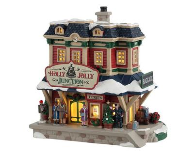 Kerstdorpminiatuur Holly Jolly Junction 14x26x25 cm - Lemax