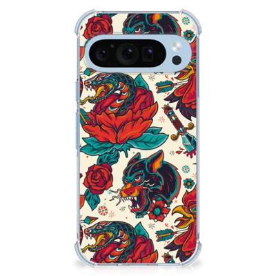 Anti-shock Hoesje met foto voor Google Pixel 9 | 9 Pro Old Skool