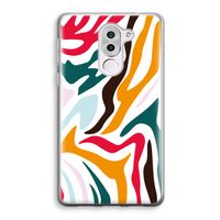 Colored Zebra: Honor 6X Transparant Hoesje