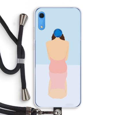 Mirror: Huawei Y6s Transparant Hoesje met koord