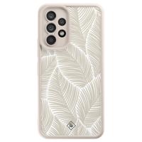 Samsung Galaxy A53 beige case - Palmy leaves beige Samsung Galaxy A53 beige case - Palmy leaves beige