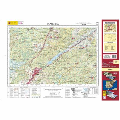 Topografische kaart 598 MT50 Plasencia | CNIG - Instituto Geográfico Nacional1