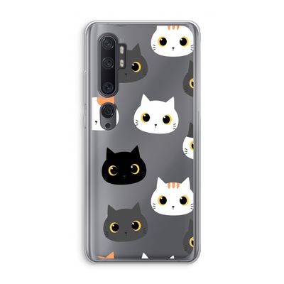 Katten: Xiaomi Mi Note 10 Pro Transparant Hoesje
